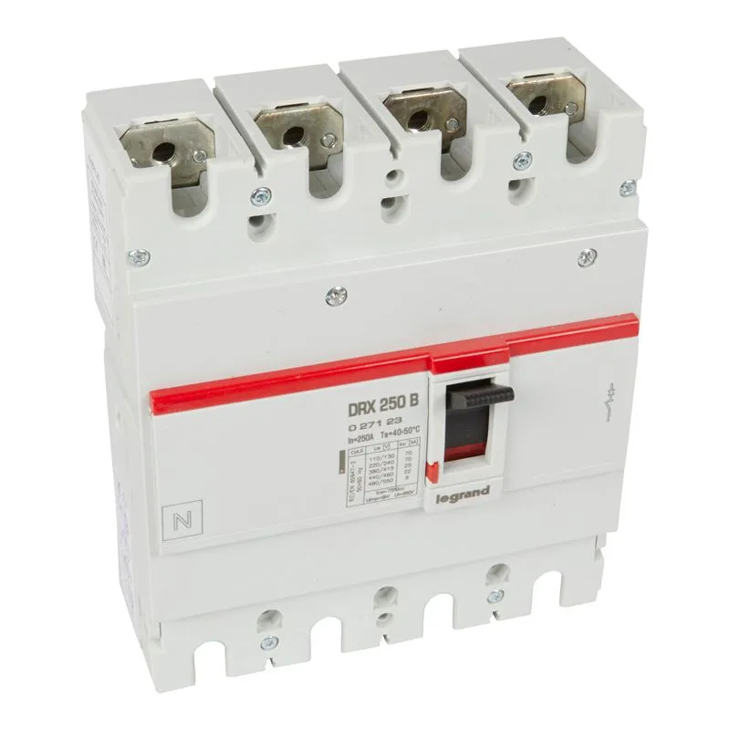 Выключатель автоматический DRX250 термомагнитный 250A 4П 25кА Legrand 027123