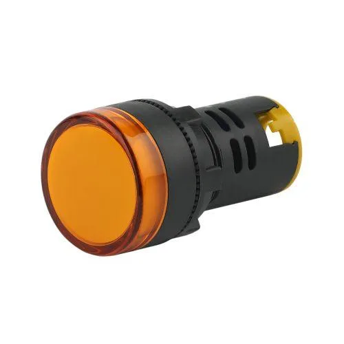 Лампа AD22DS(LED)матрица d22мм желтый 230В