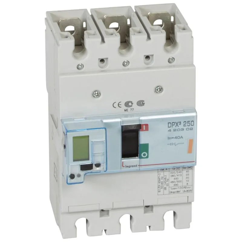 Выключатель автоматический 40А 25кА DPX3-250 LEGRAND 420302