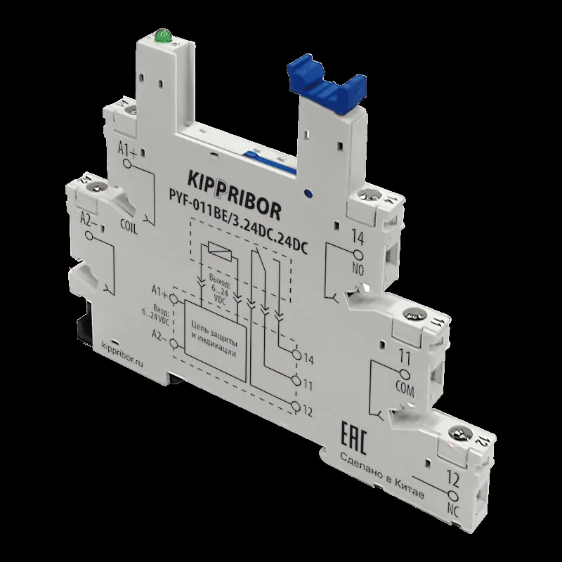 Колодка для реле 1-конт,тип PYF PYF-011BE/3.24DC.24DC Овен 104154