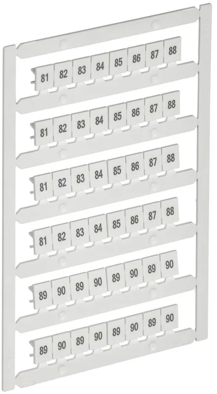 ARMAFIX Маркер для CTS 6мм2/CP 10мм2 81-90 IEK AF-CT10D-M-006-09