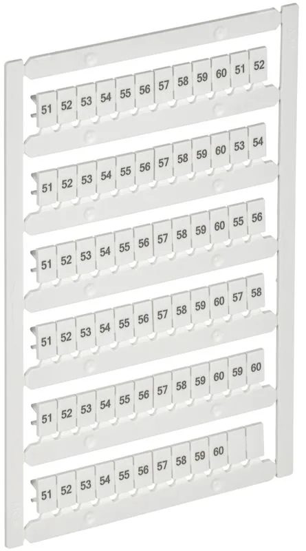 ARMAFIX Маркер для CTS/CP 4мм2 51-60 IEK AF-CT10D-M-004-06