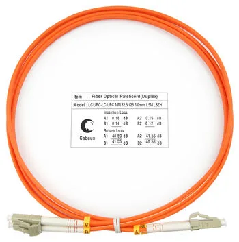 Оптический патч-корд Cabeus FOP-62-LC-LC-1,5m