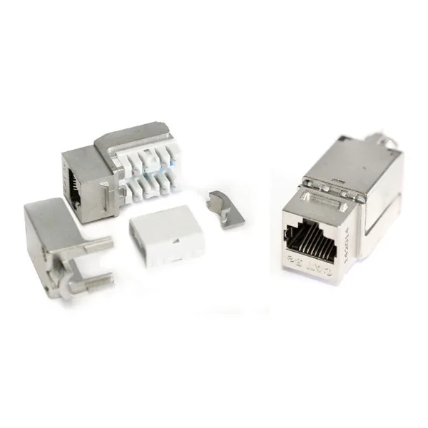 Модуль Keystone Hyperline KJNE-8P8C-C5e-90-SH-F-WH