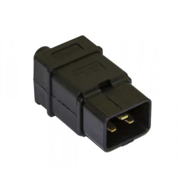 Разъем IEC 60320 C20 220В 16A на кабель Hyperline CON-IEC320C20