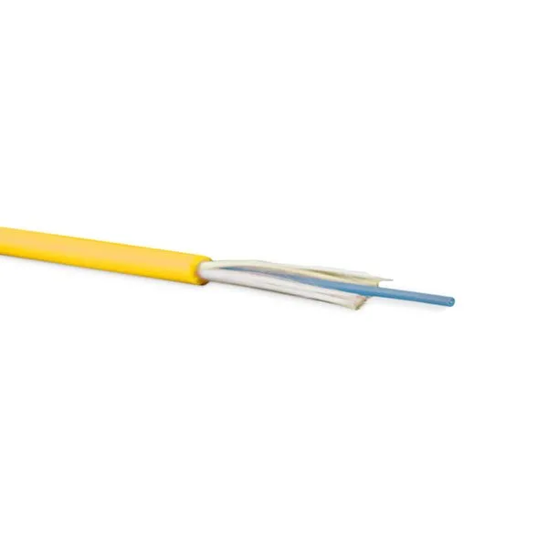 Hyperline FO-S3-IN-9S-1-LSZH-YL Кабель волоконно-оптический 9/125 (SMF-28 Ultra) одномодовый, 1 волокно, simplex, плотное буферное покрытие (tight buffer), 3.0 мм, арамидные волокна, для внутренней прокладки, LSZH, нг(А)-HF, –10°C – +50°C, желтый