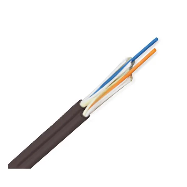 Оптоволоконный кабель 62,5/125 многомодовый Hyperline FO-D2-IN-62-2-LSZH-BK 2 волокна черный