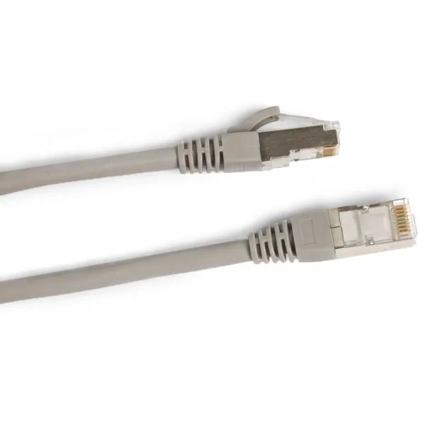 Патч-корд Hyperline PC-LPM-STP-RJ45-RJ45-C6-1.5M-LSZH-GY Кат.6 1.5 м серый