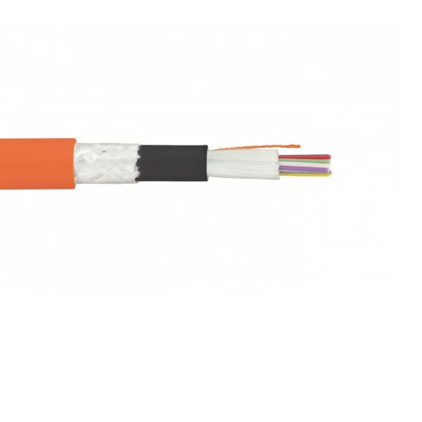 Кабель волоконно-оптический Eurolan L21-TB Tight Buffer,&nbsp;&nbsp;12хОВ, OS2 G.652, LSZH-FR, Ø 12,3мм, универсальный, бронированный, цвет: оранжевый