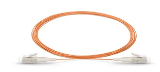 Предоконцованные волокна (pigtail) Eurolan, LC, OM2 50/125, 3м, серый хвостовик, цвет: оранжевый 42B-20-LC-03