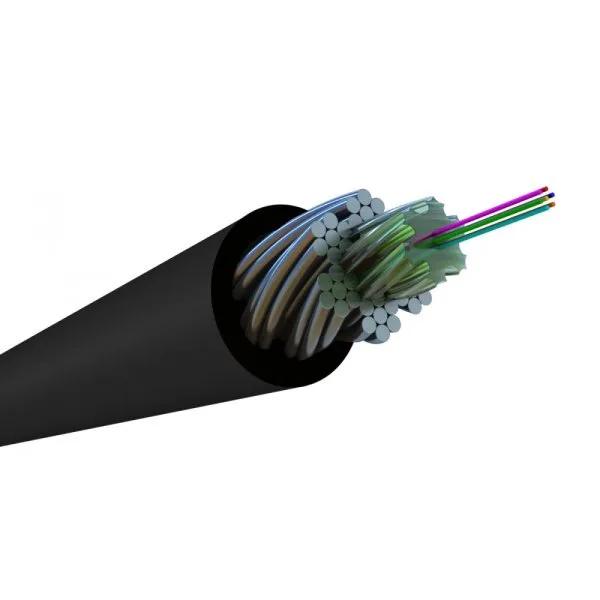Оптоволоконный кабель 9/125 одномодовый Hyperline FO-AWS2-IN/OUT-9-8-LSZH-BK 8 волокон черный