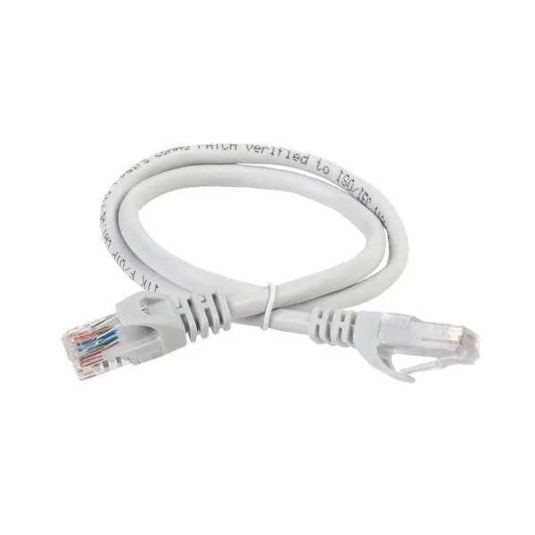 Патч-корд UTP категория 5е LSZH (2м) серый ITK PC01-C5EUL-2M