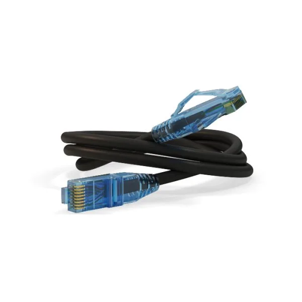 Патч-корд Hyperline PC-LPM-UTP-RJ45-RJ45-C6-10M-LSZH-BK Кат.6 10 м черный