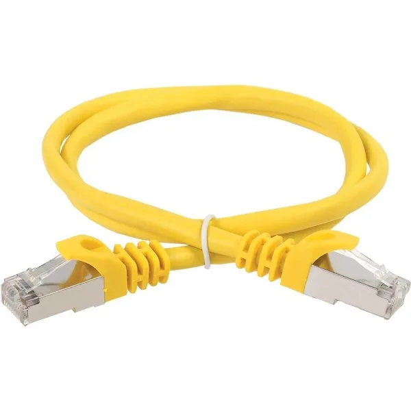 Патч-корд категория .6А S/FTP LSZH 1м жёлтый