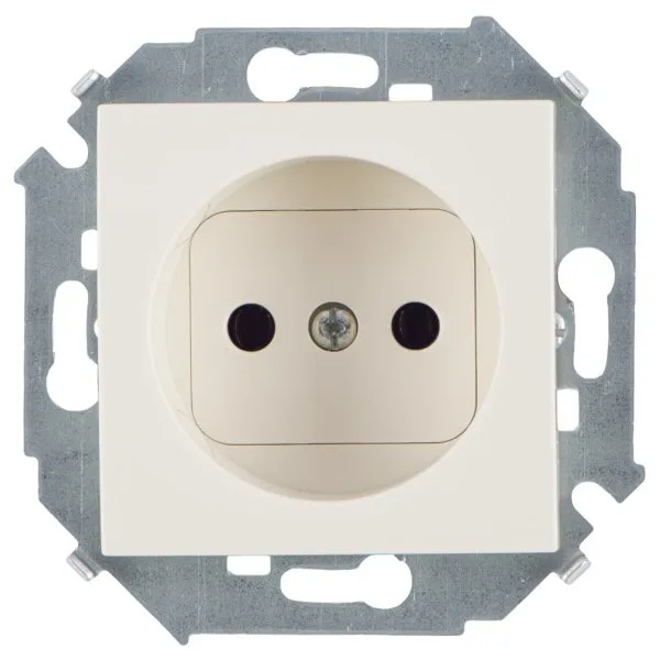 15 Розетка 2P 16А 250В винтовой зажим слоновая кость SIMON 1591431-031