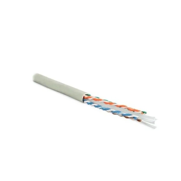 Витая пара кат.6 Hyperline UUTP4-C6-S23-IN-PVC-GY-305 4 пары серая