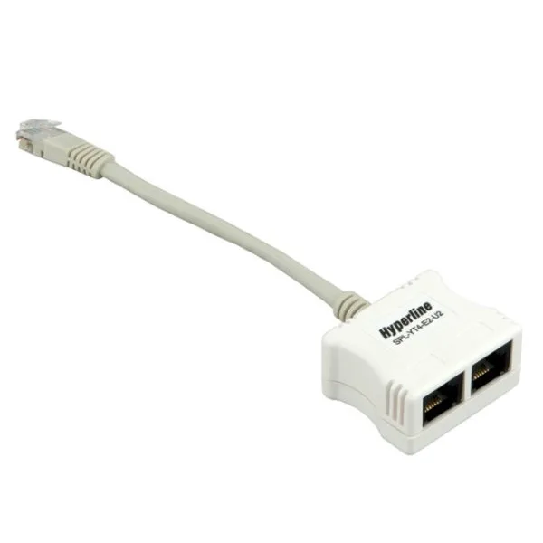 Разветвитель RJ-45 Hyperline SPL-YT4-E2-U2