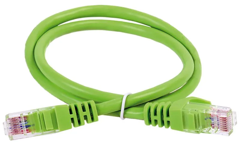 Патч-корд категории 5E UTP LSZH 0,15м зеленый ITK PC02-C5EUL-015M