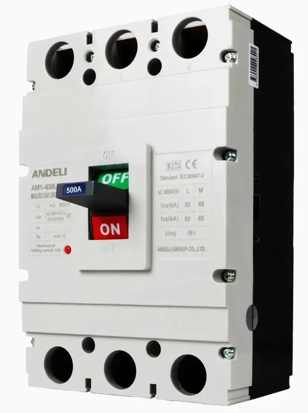 Выключаталь автоматический am1-630l 3p 630a 50ka ANDELI ADL06-061