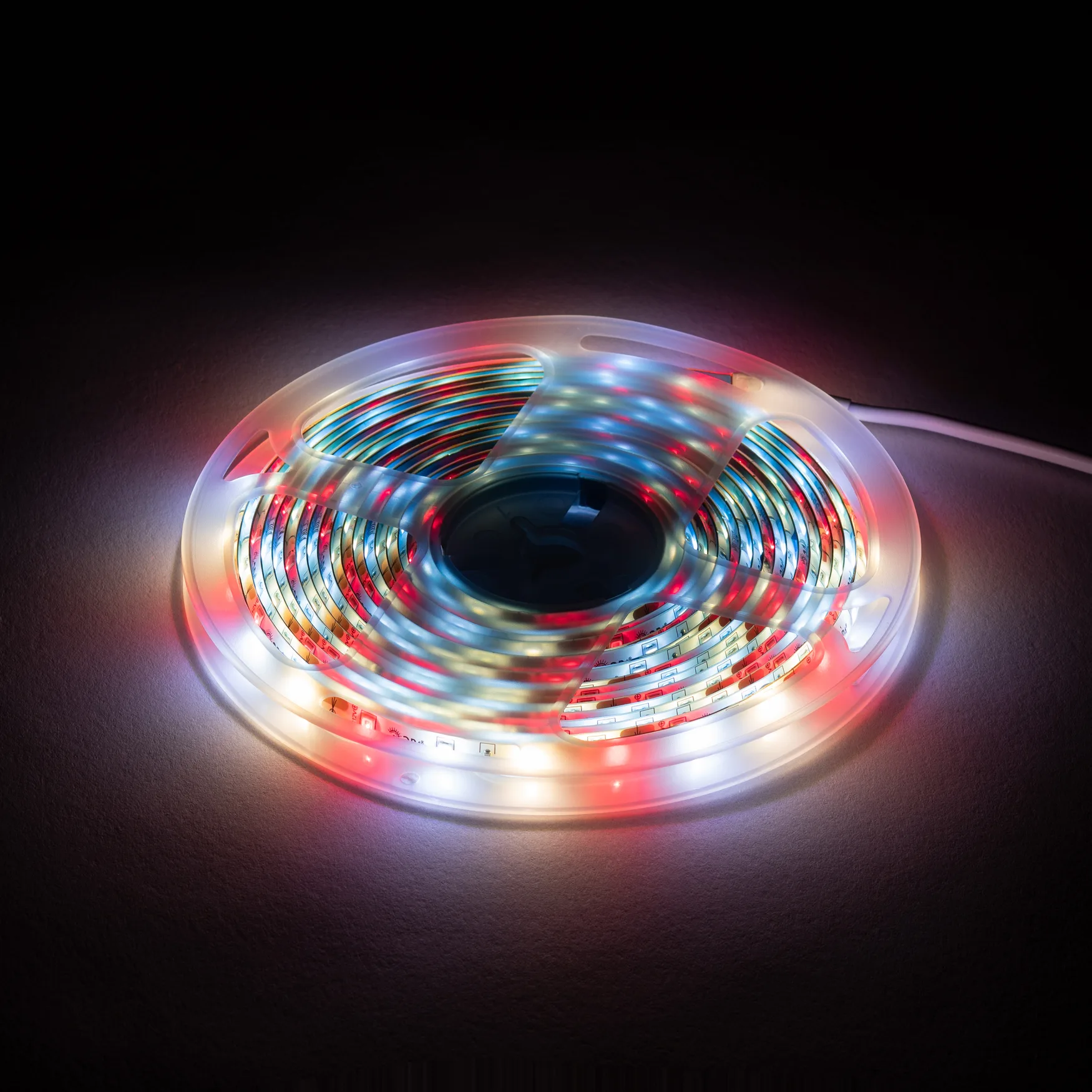 Лента светодиодная для растений полного спектра 5м IP65 с адаптером 12В FITO-Strip Light-Rа90-300LED-5m-12V-IP65