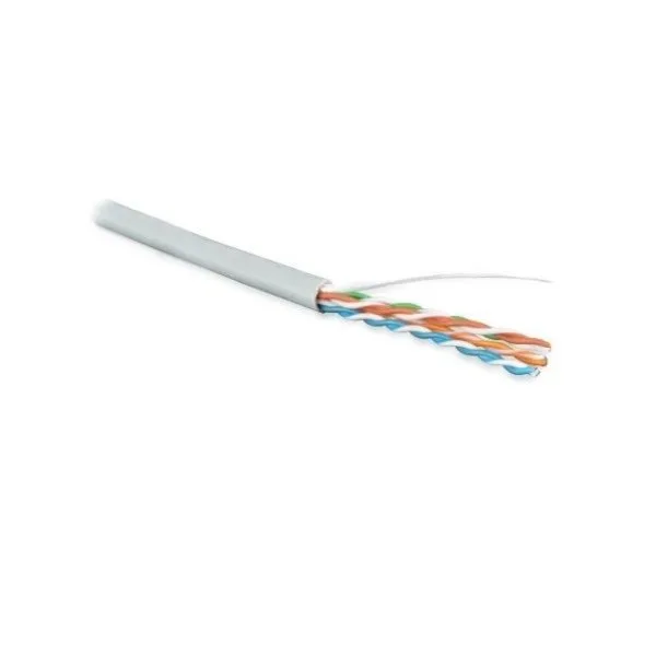 Витая пара кат.5е Hyperline UUTP4-C5E-S24-IN-PVC-GY-305 4 пары серая