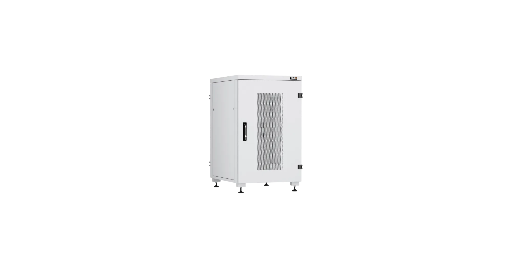 Напольный шкаф NIKOMAX Essential Line серии TFI-R 19", 18U, перфорированные двери, металлические стенки, Ш600хВ974хГ600мм, в разобранном виде, серый TFI-186060-PMPM-R-GY