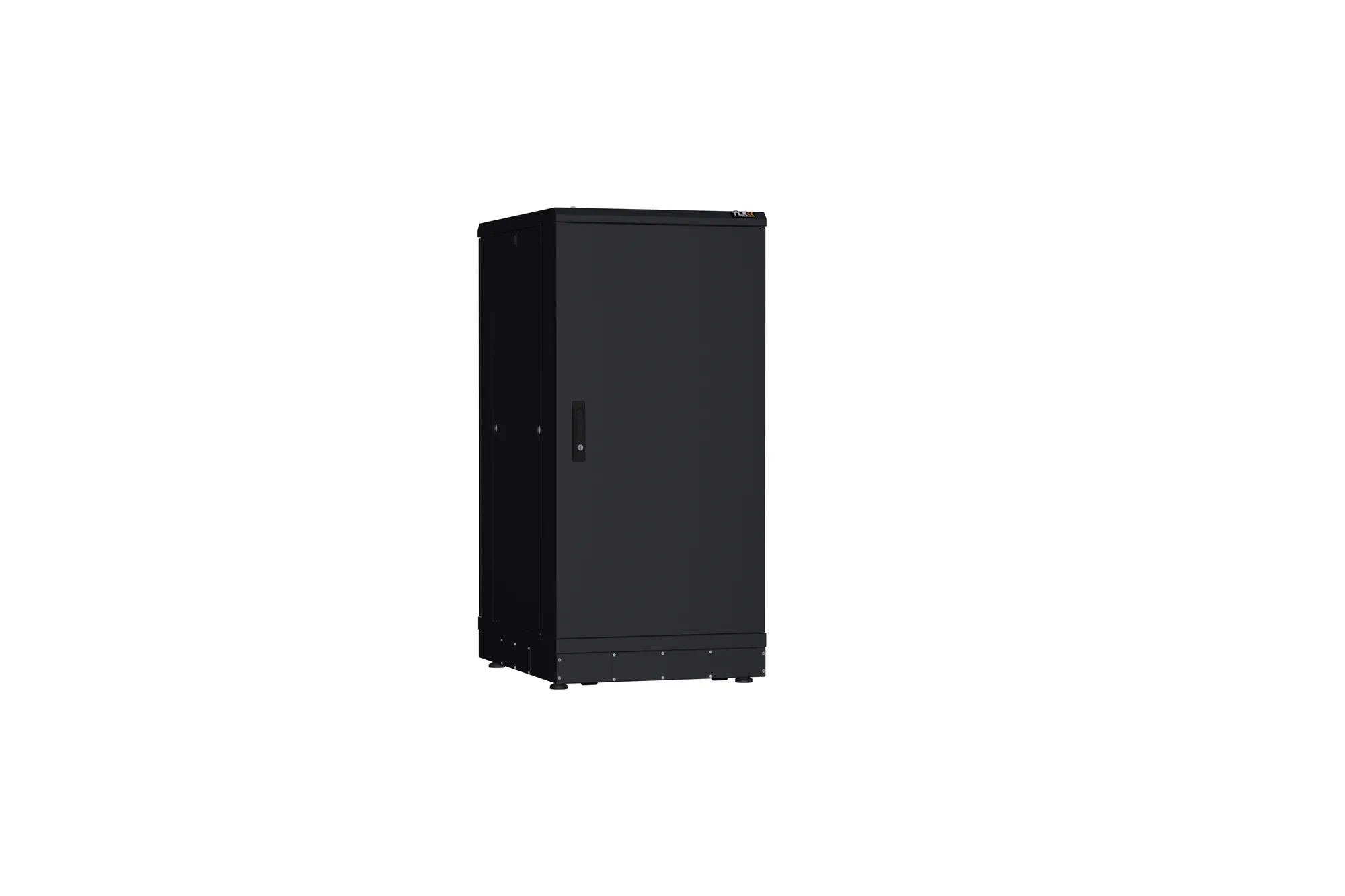 Напольный шкаф NIKOMAX Essential Line серии TFI-R 19", 24U, цельнометаллические стенки и двери, Ш600хВ1241хГ800мм, в разобранном виде, черный RAL9005 TFI-246080-MMMM-R-BK