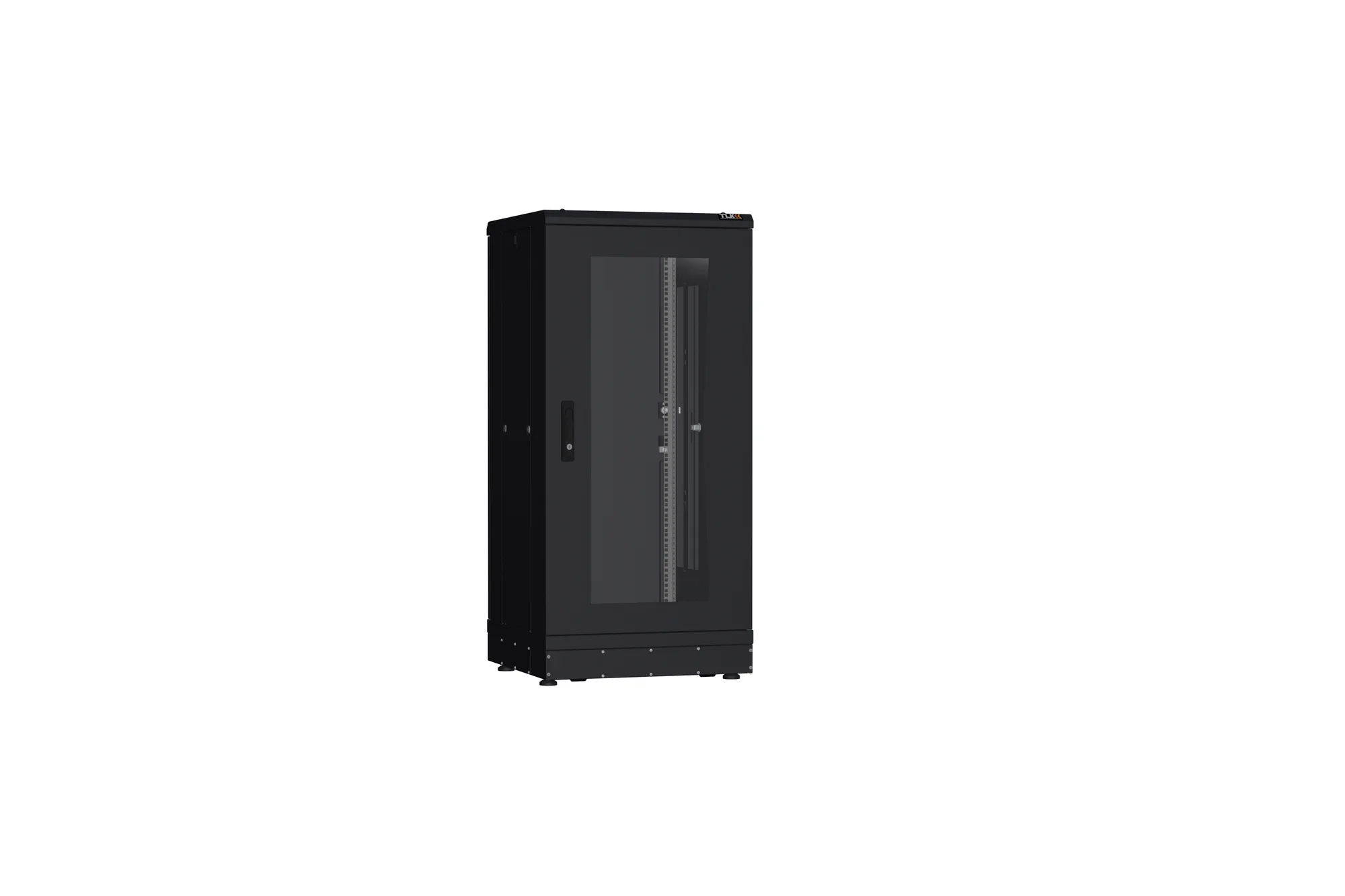 Напольный шкаф NIKOMAX Essential Line серии TFI-R 19", 24U, стеклянная дверь, цельнометаллические стенки и задняя дверь, Ш800хВ1241хГ800мм, в разобранном виде, серый RAL7035 TFI-248080-GMMM-R-GY