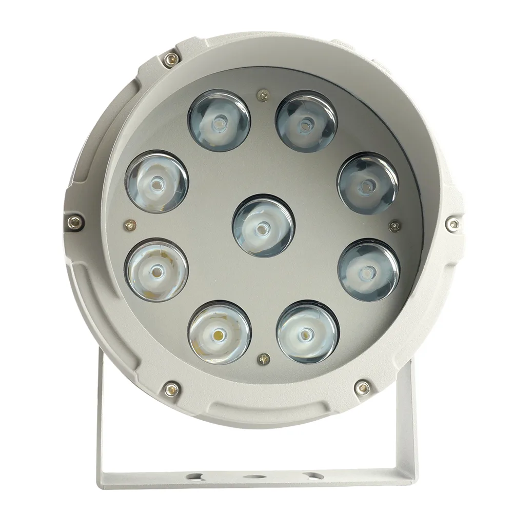 Прожектор светодиодный ДО-12w красный IP65