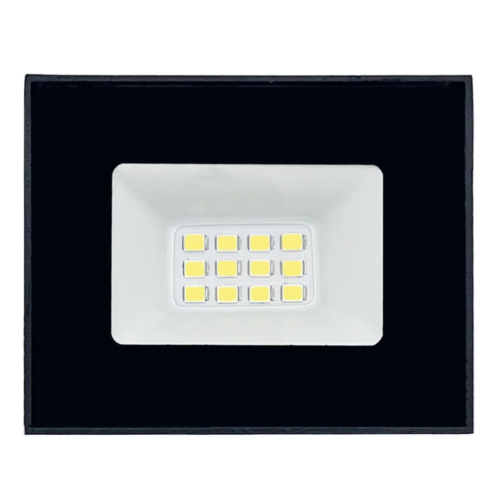 Прожектор светодиодный ДО-10w 6500К 800Лм IP65 черный ПРОМО