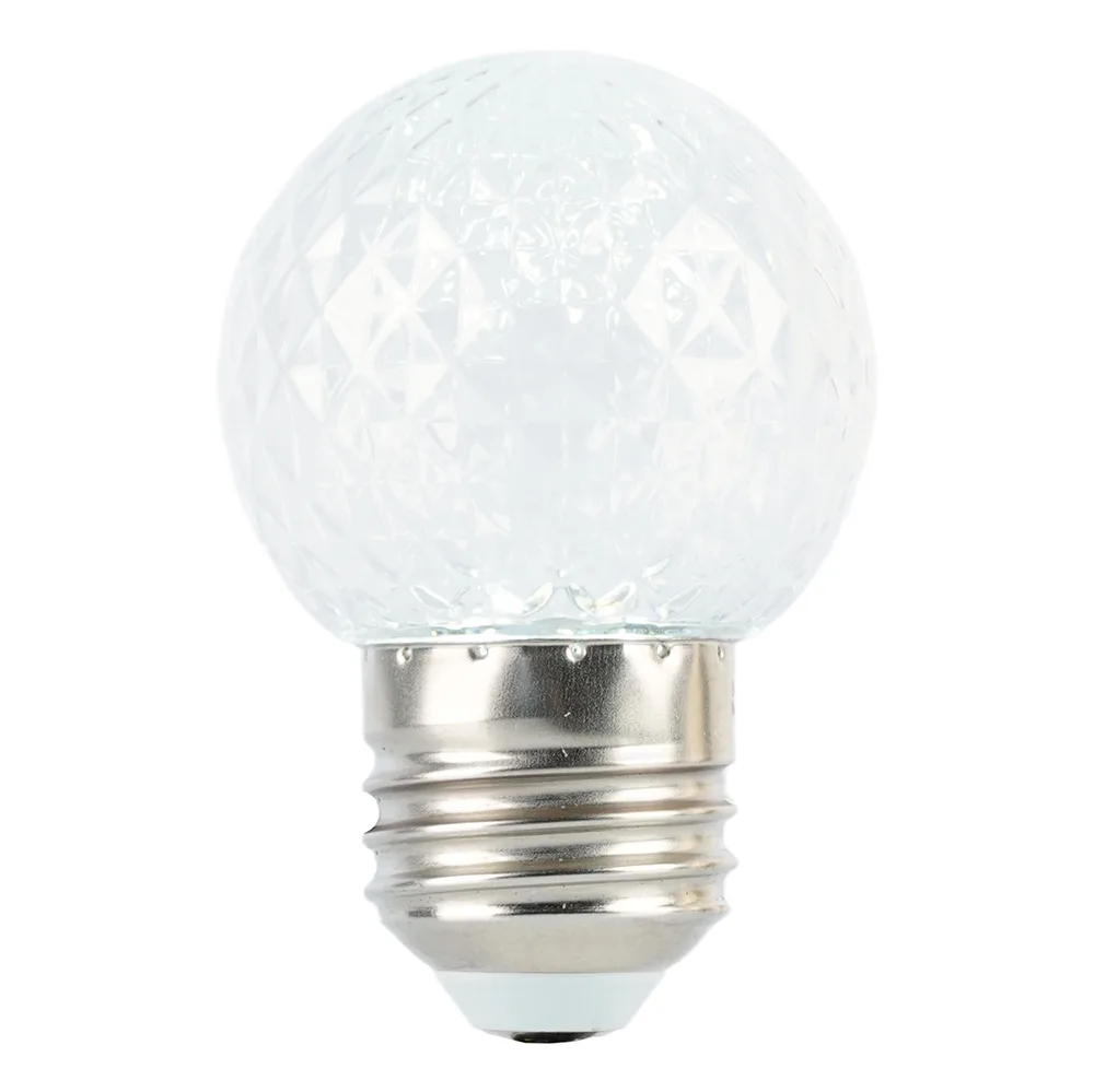 Лампа светодиодная LED 1вт Е27 6400К прозрачный шар