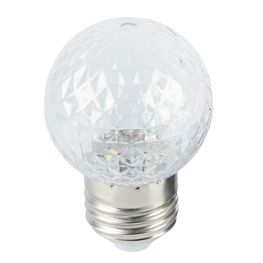 Лампа светодиодная LED 1вт Е27 6400К прозрачный шар