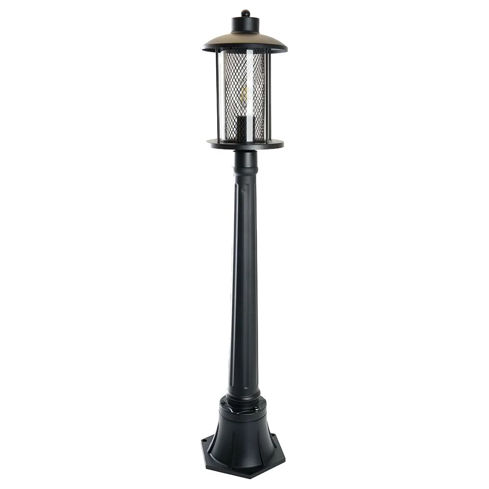 Светильник НТУ-60w столб Е27 IP44 черный FERON 48391