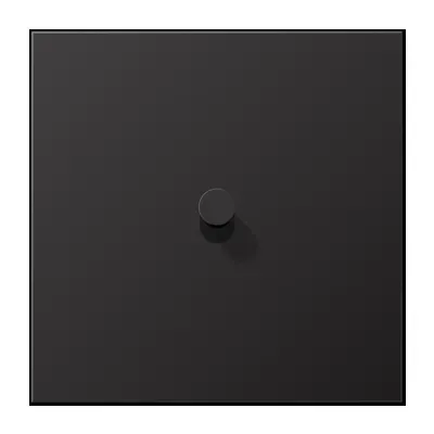 Плата центральная для выключателей, 1 пост, 1 тумблер, конус, металл, dark, LS1912 JUNG AL12-0DK01