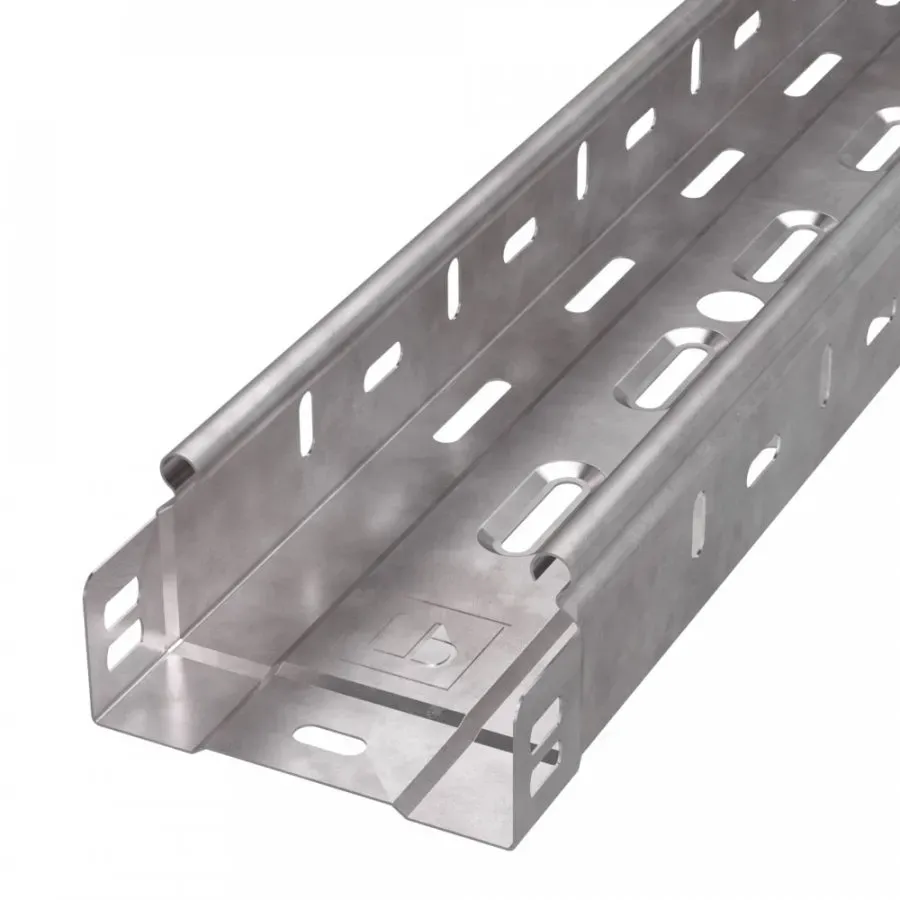 Лоток перфорированный стандарт hdz 100х50х3000 (1,0 мм) (6 м/уп) ПРОМРУКАВ PR16.2458