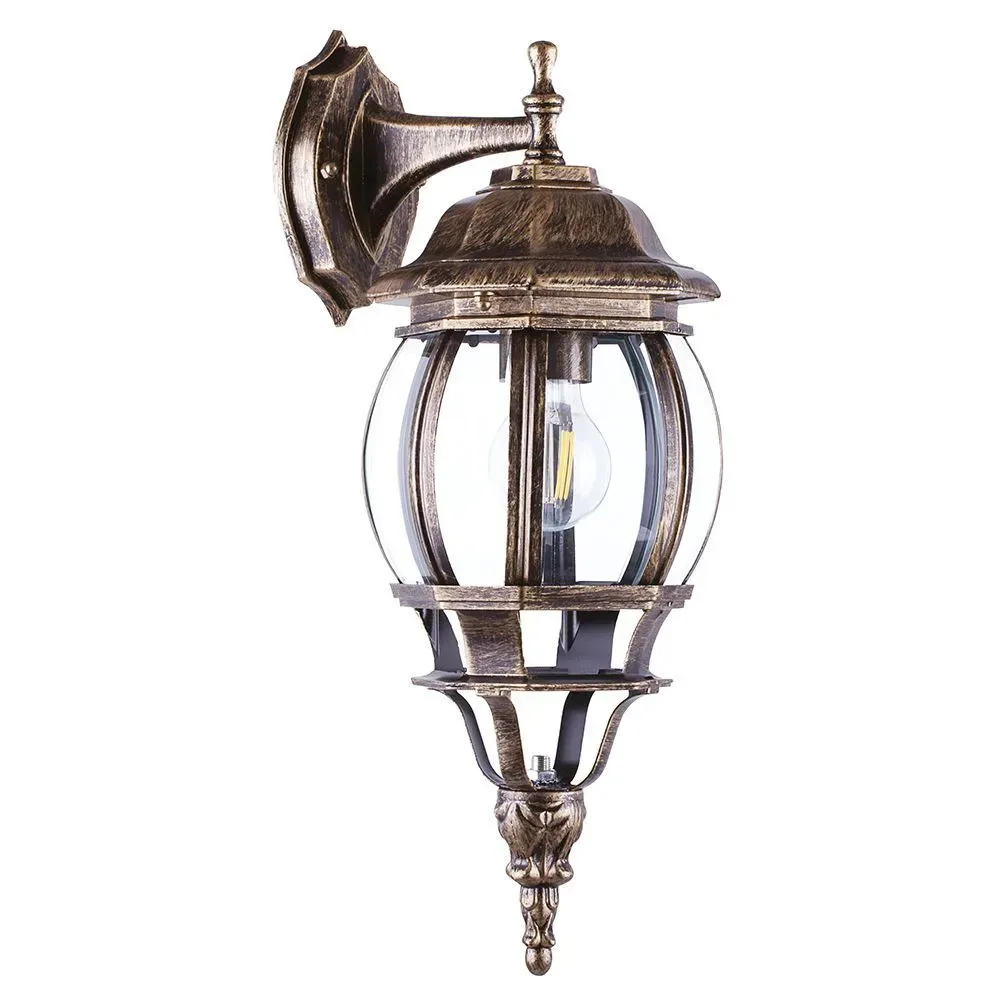 Светильник 8102 100W 230V E27 245х160х450мм черное золото FERON 11245