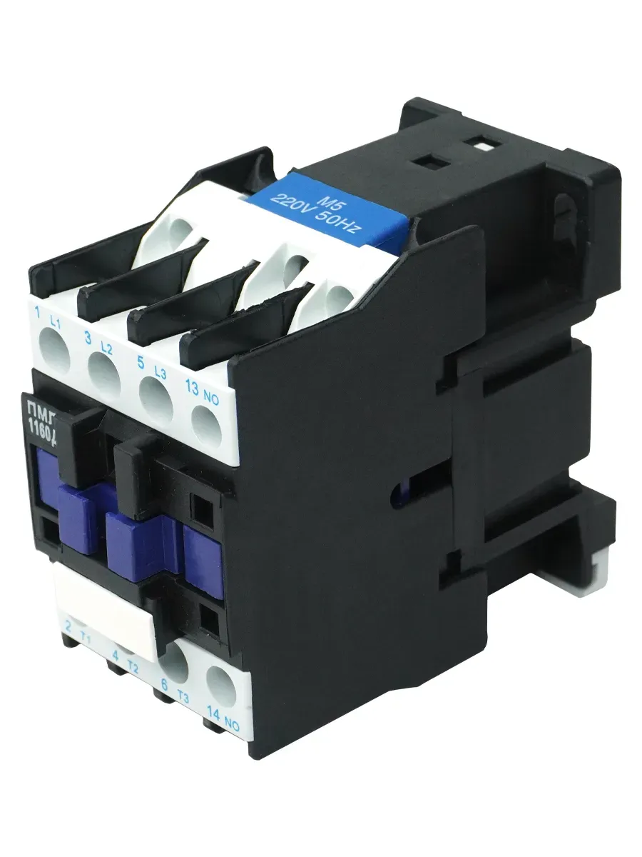 Пускатель электромагнитный ПМЛ-1160ДМ УХЛ4 Б, 220В/50Гц, 1з, 16А, нереверсивный, без реле, IP20 Электротехник ET508598