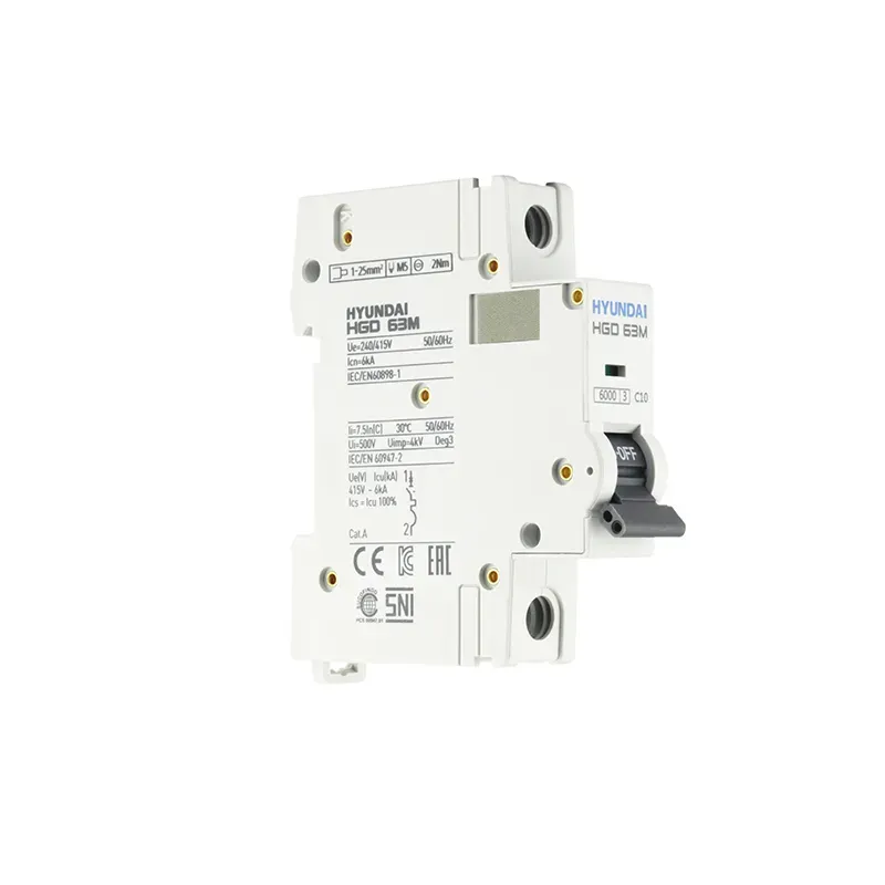 Автоматический выключатель hgd63-m 1pmcs0000c     00010 1 полюс, 10а, ток к.з. 6ka, хар-ка c ЭЛКОМ 13.04.000863