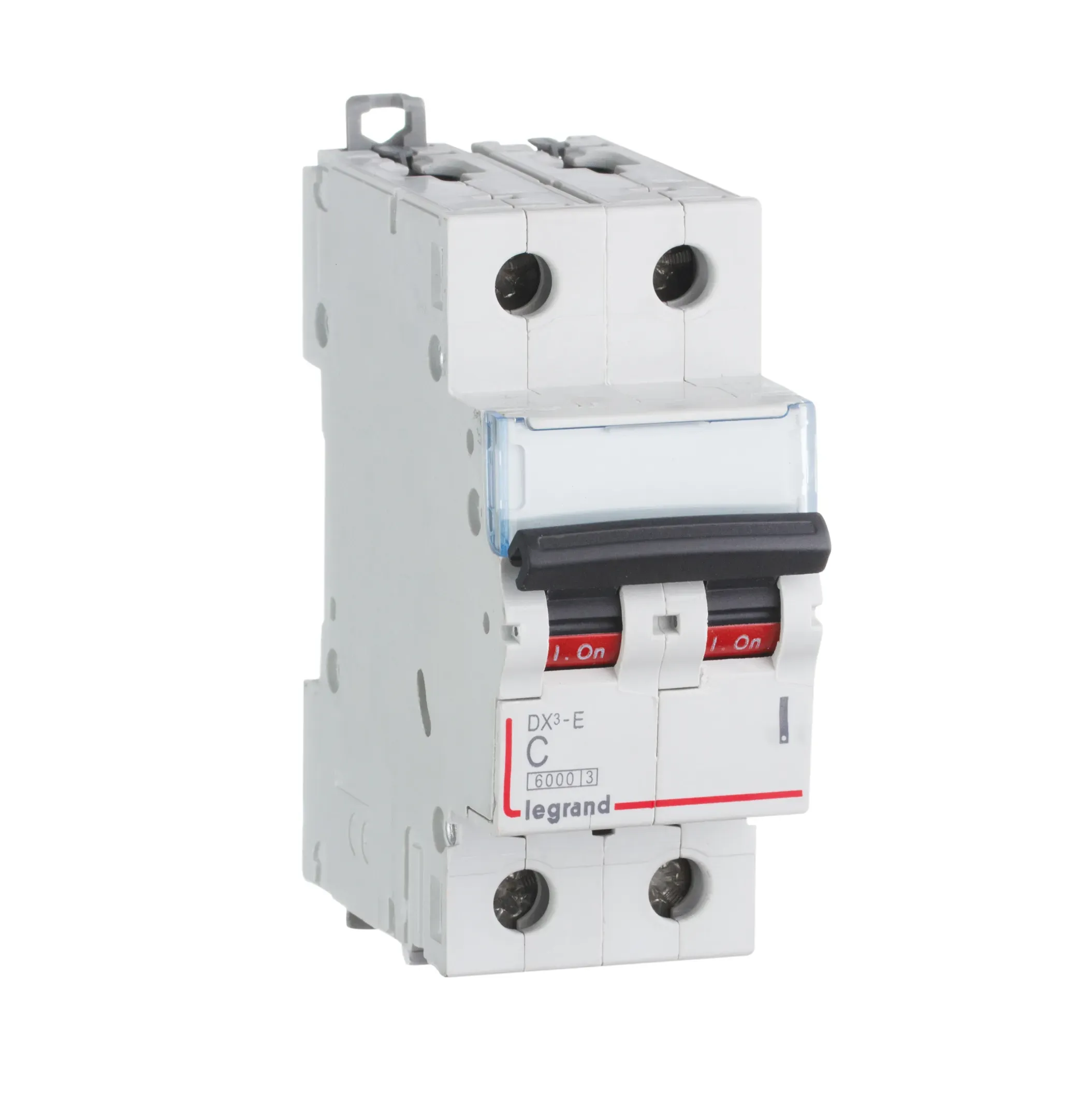 Выключатель автоматический двухполюсный 1А C DX3-E 6kA/6kА