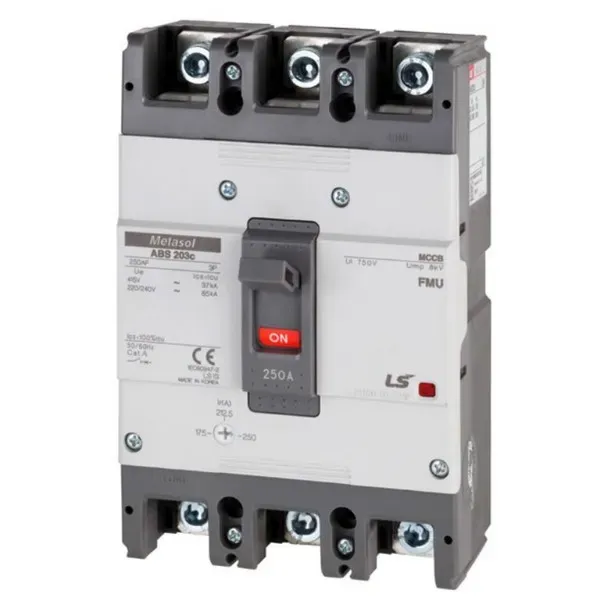 Выключатель автоматический abs203c 250a fmu exp LSIS CO 0137031400