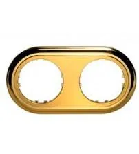 Ecoplast Рамка 2-постовая круглая (золото) Vintage-Classic Экопласт 889216-1