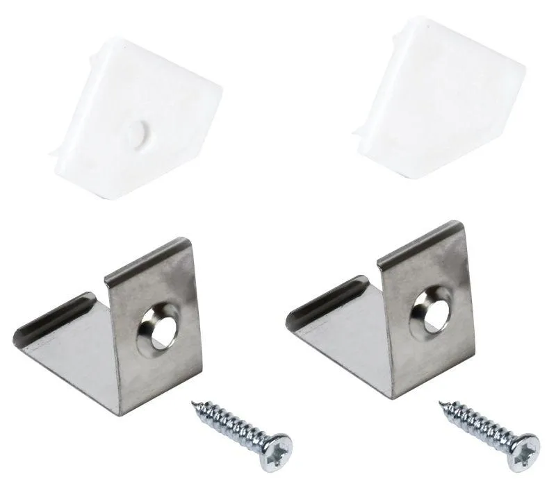 Набор для монтажа накладного треугольного профиля для светодиодной ленты 1919 IEK IEK LSADD1919-SET2-N3-04