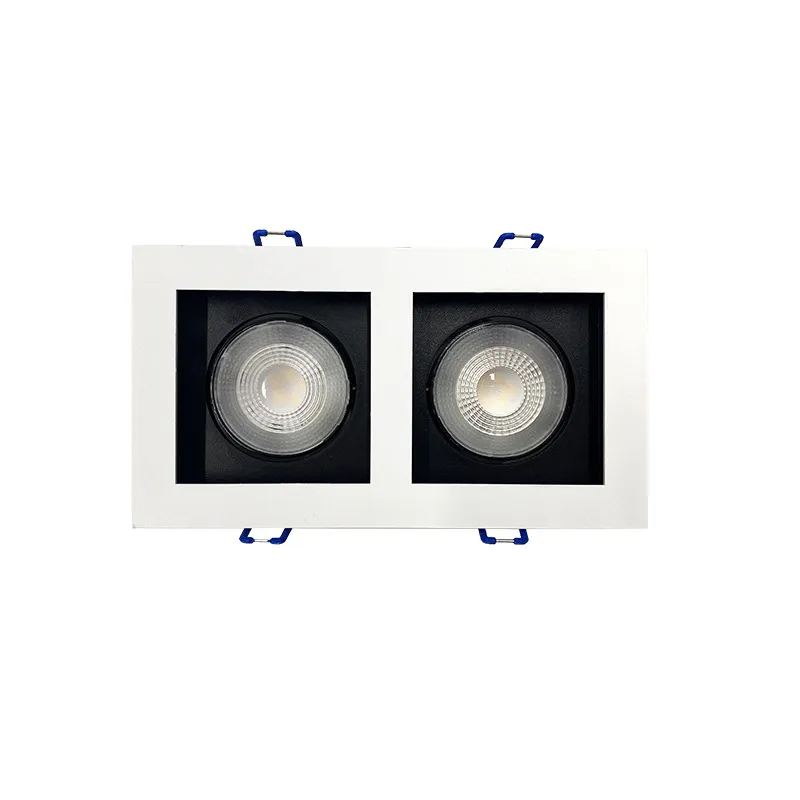 Светильник светодиодный ДВО-212 2x8W 4000K 55 град. белый карданный IP40   JazzWay 5005655