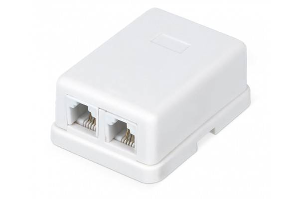 Розетки телефонные настенные RJ-12 Розетки телефонные настенные RJ-12