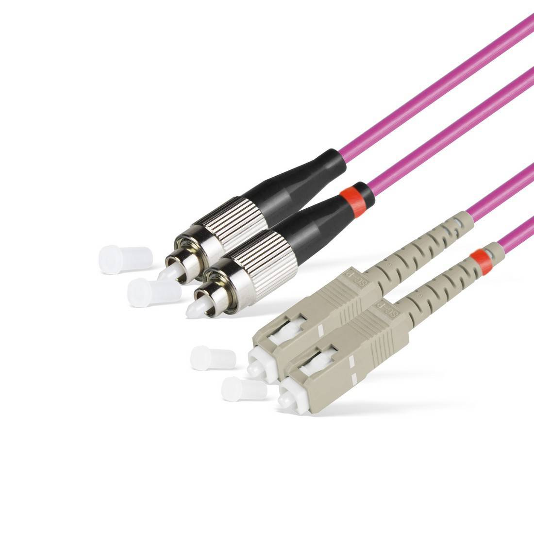 Оптические патч-корды SC-FC duplex 50/125 ОМ4 Оптические патч-корды SC-FC duplex 50/125 ОМ4