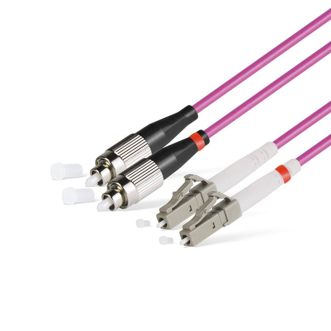 Оптические патч-корды LC-FC duplex 50/125 ОМ4 Оптические патч-корды LC-FC duplex 50/125 ОМ4
