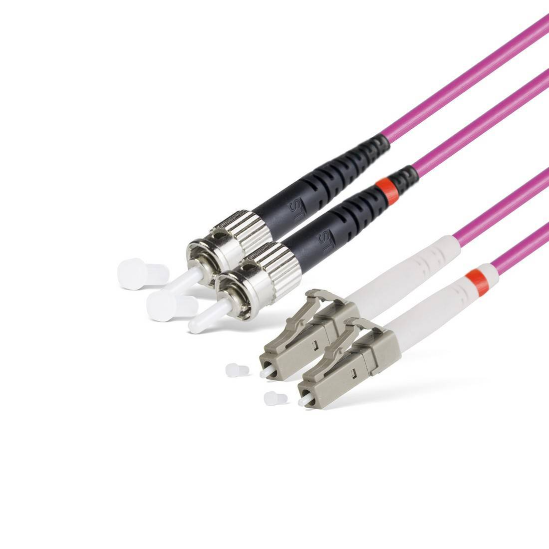 Оптические патч-корды LC-ST duplex 50/125 ОМ4 Оптические патч-корды LC-ST duplex 50/125 ОМ4