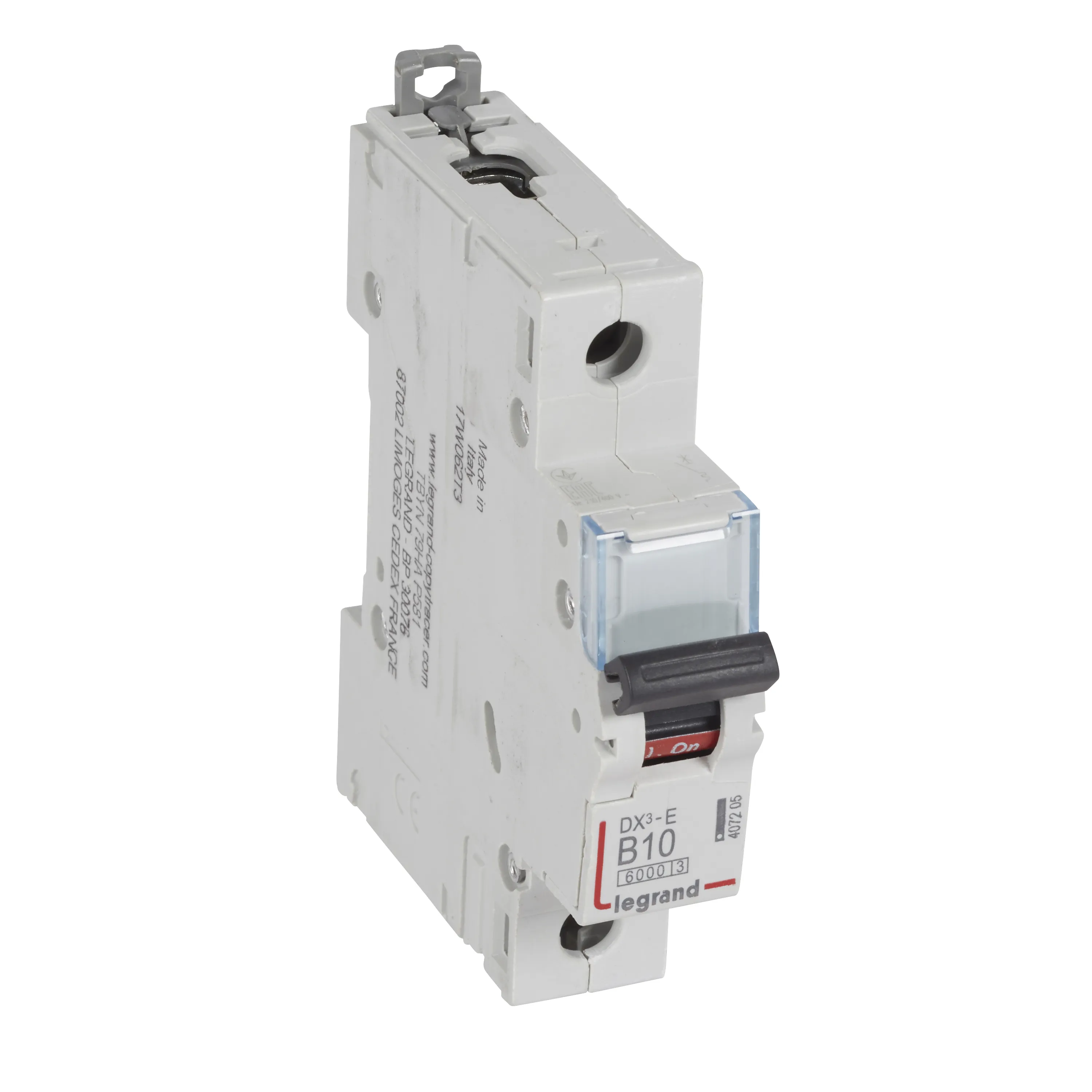 Выключатель автоматический однополюсный 10а b dx3-e 6ка LEGRAND/DACCORD 407205