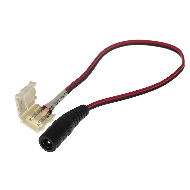 Коннектор питания с джеком для одноцветных светодиодных лент шириной 10 мм LAMPER REXANT 144-101