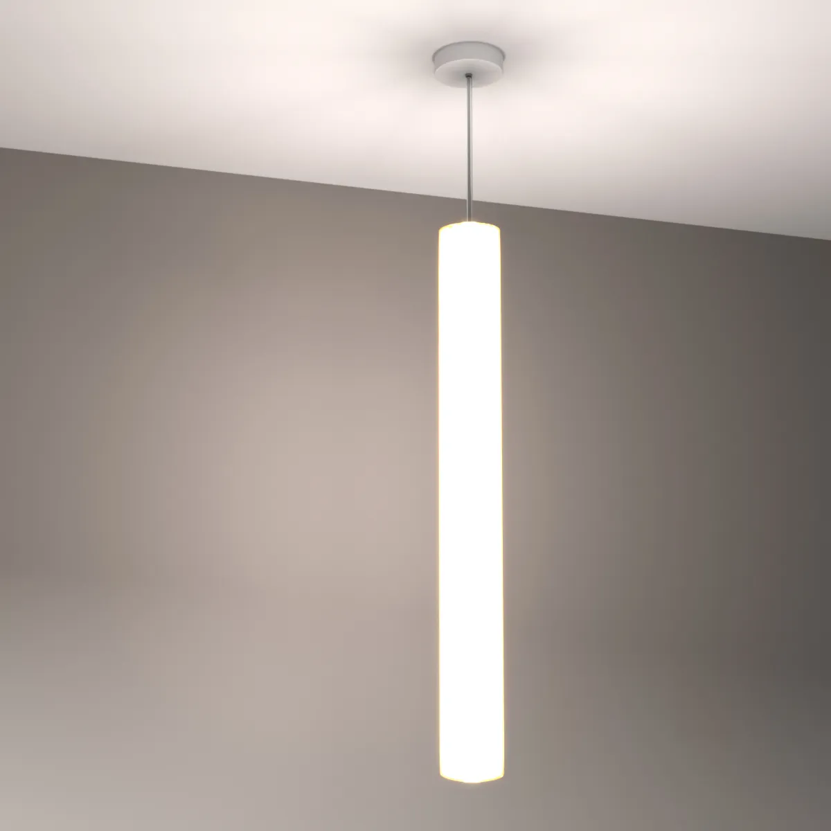 Светильник светодиодный RVE-PLSD80-1940-H (Линейный 1940xD80мм 50Вт подвесной 4000K Анод) RVElektro RVE00000229